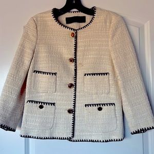 Zara tweed jacket xs